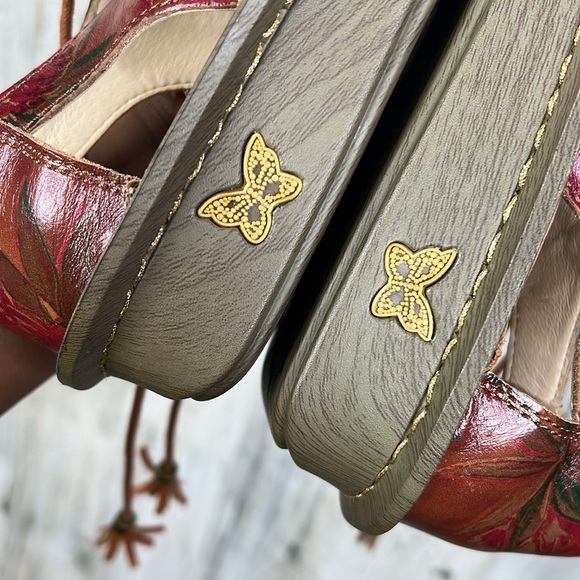 Alegria Valerie Southwestern Romance‎ Womens 9 US 39 EU Shoes Lace Sandals - Picture 8 of 12